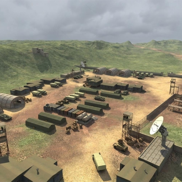 军事基地3D模型